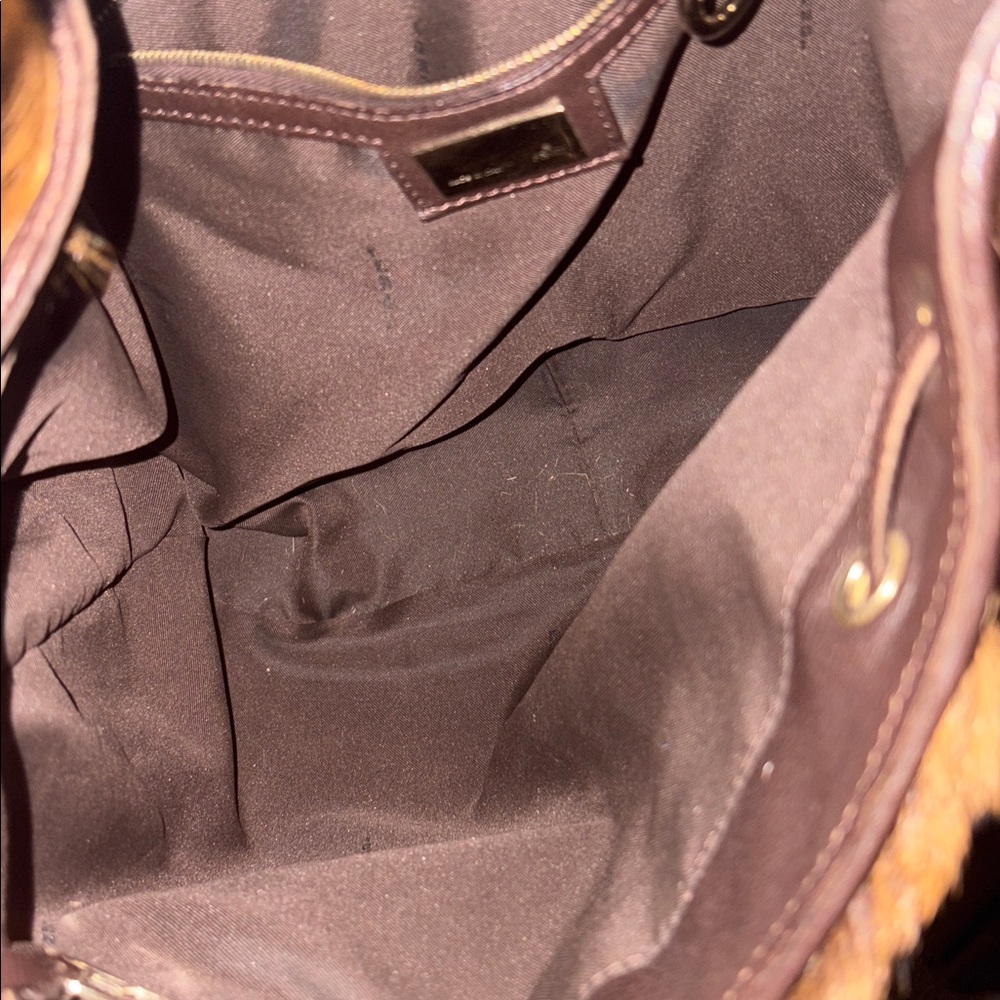 FENDI vintage calf hair hobo drawstring bag - Picture 17 of 17